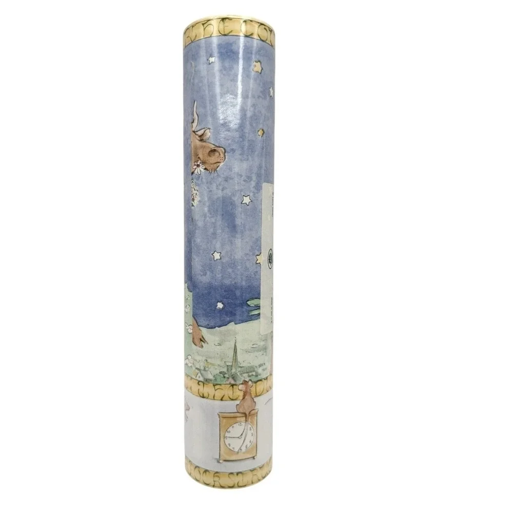 Vintage Laura Ashley UK Hey Diddle Diddle Storybook Nursery Wallpaper Border 32'